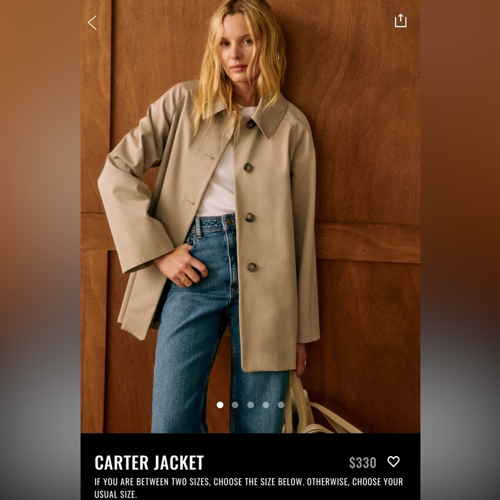 Sézane Carter Jacket - worn only a few times, great condition